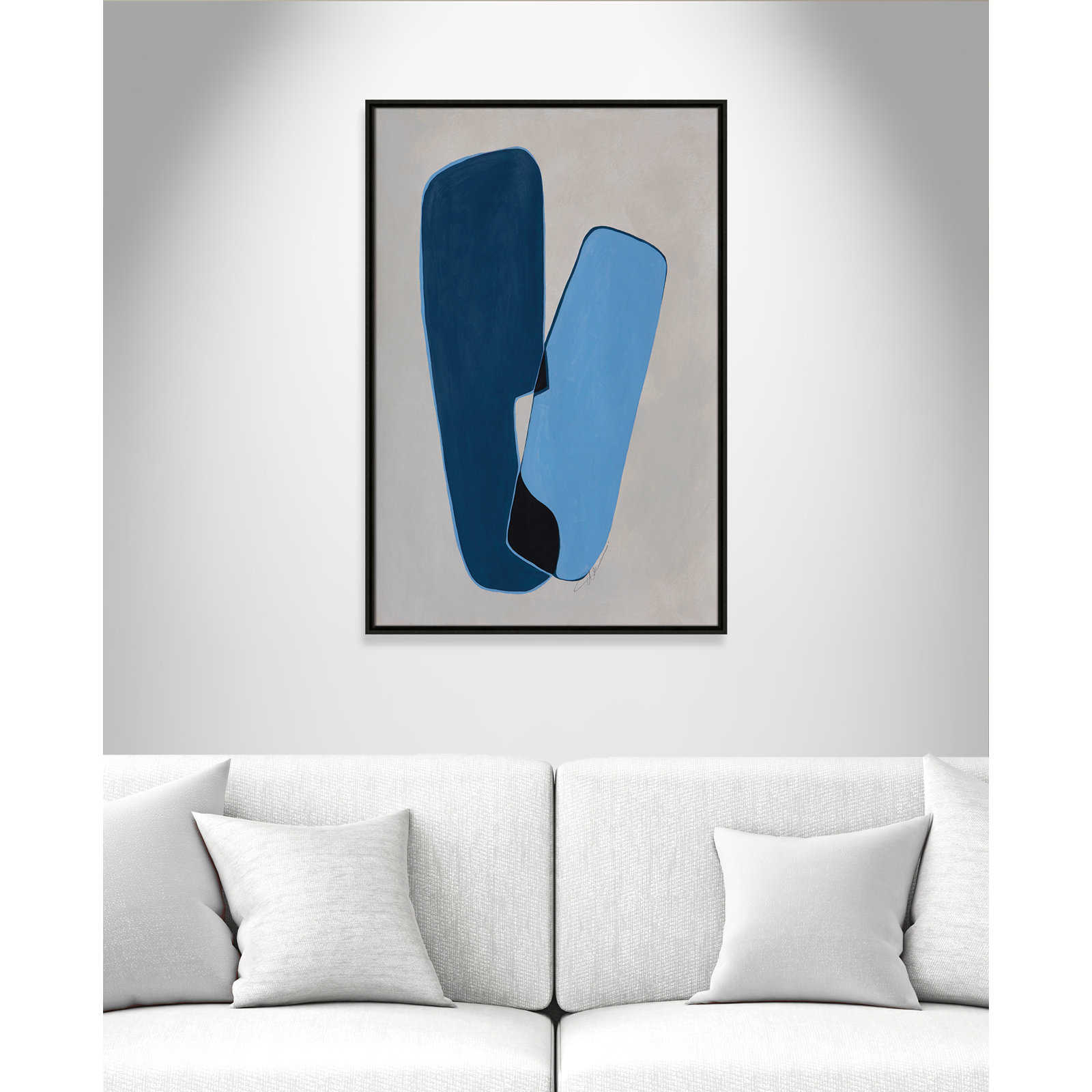 In Unity Collection "In Unity II" Print, Espresso Framed, 37.5" H x 25.5" W x 2" D