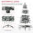 7.5Ft Snow Flocked Artificial Christmas Tree