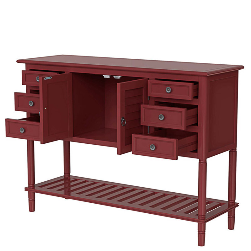 Josphe 45.28 " W Pine Solid Wood Buffet Table