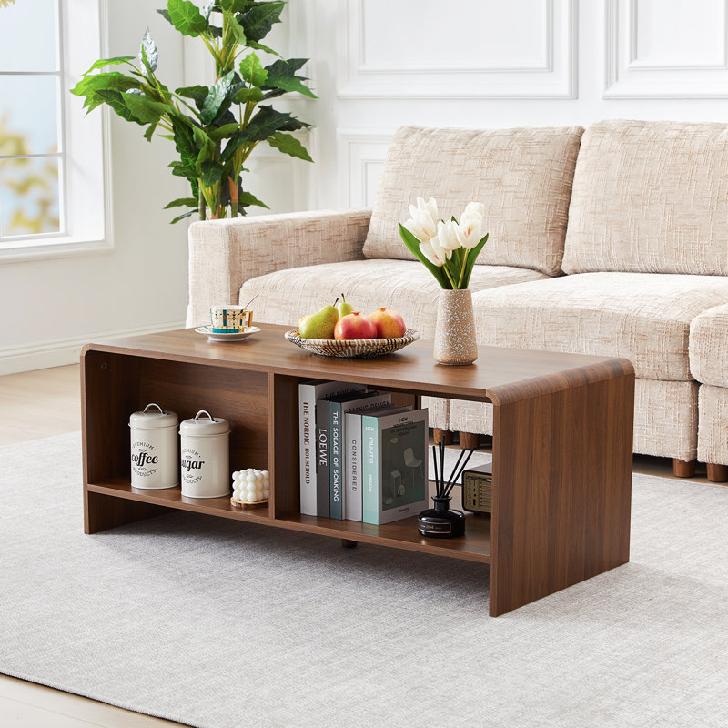 Table basse 43,3 po avec porte coulissante