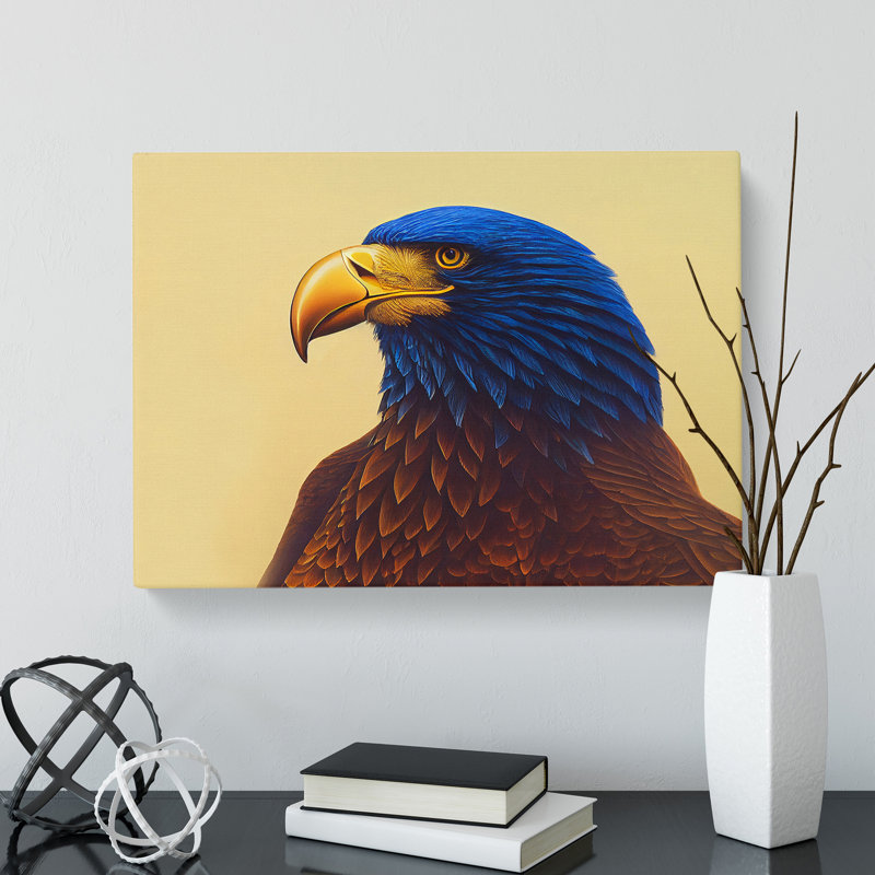 Exotic Eagle Bird - Wrapped Canvas, 40cm H x 60cm W x 3cm D