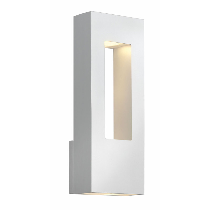 Atlantis 2 Light Outdoor Sconce, Bronze, 16" H x 2.75" W, LED