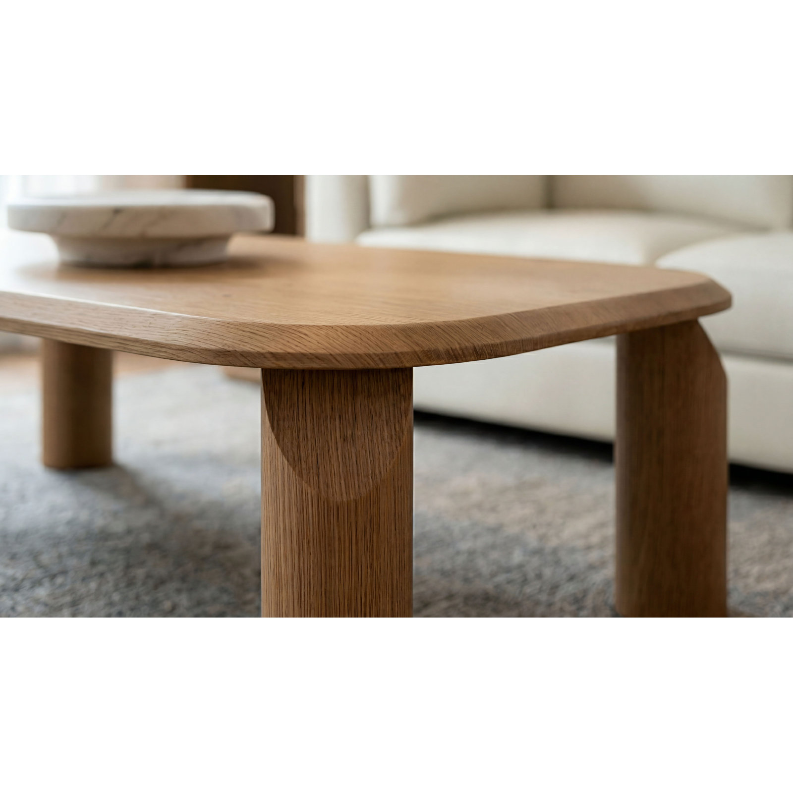 Single Coffee Table, Natural