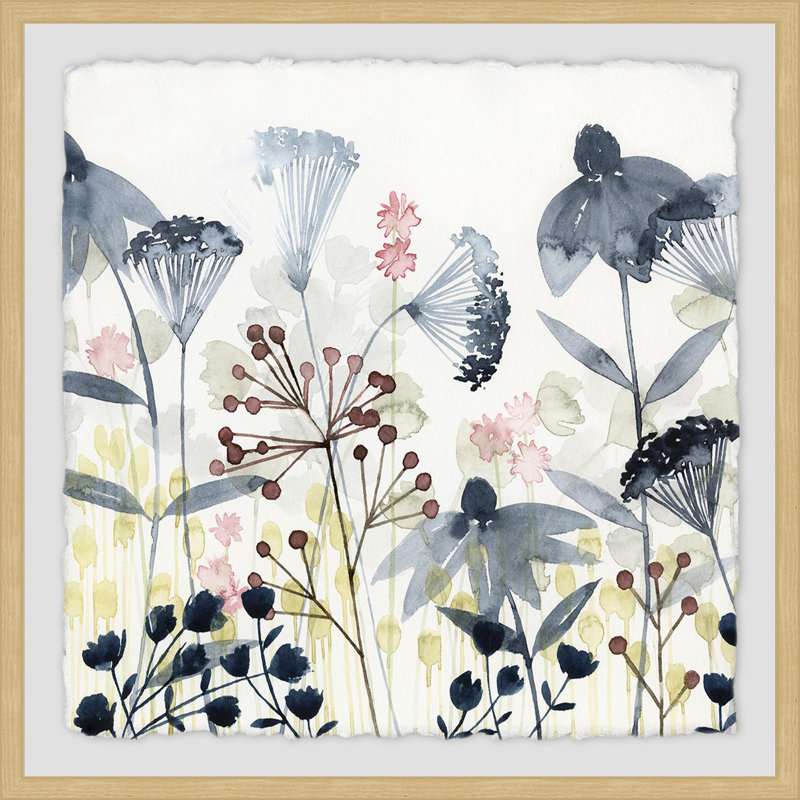 " Layered Gardens I ", 12" H x 12" W x 1.5" D