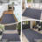 Large Floral Indoor Outdoor Doormat,Machine Washable Low Profile Non-Slip Rug for Front Back Door,Entry-890695069-890695071
