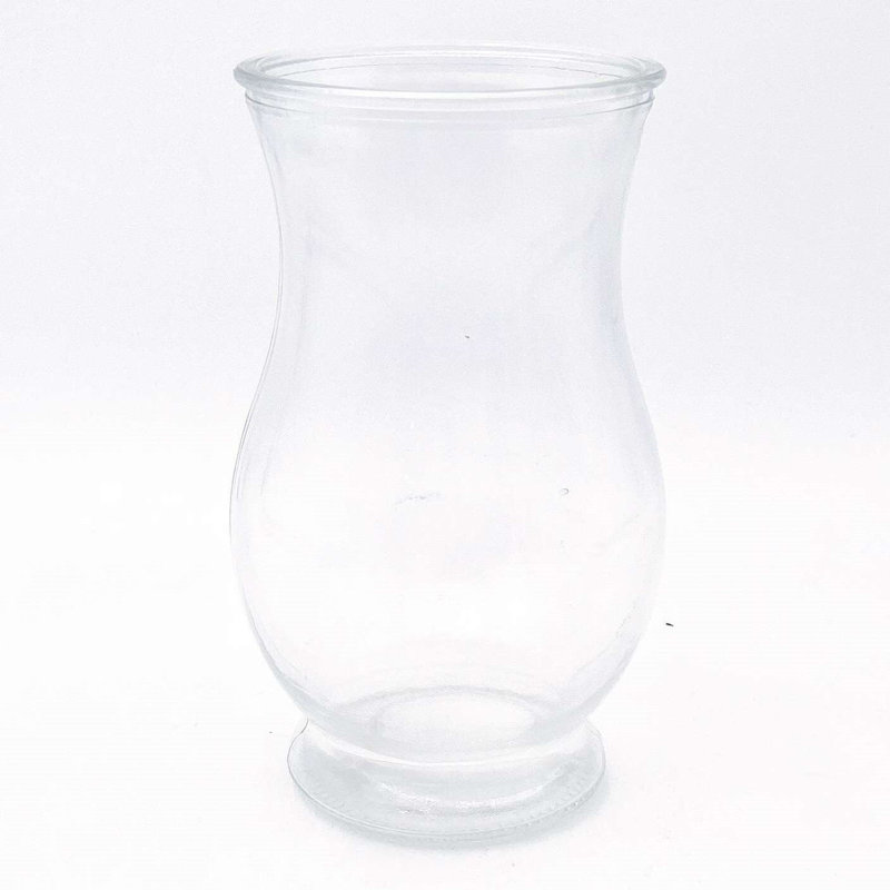 Vase en verre en forme d'ouragan, Clair