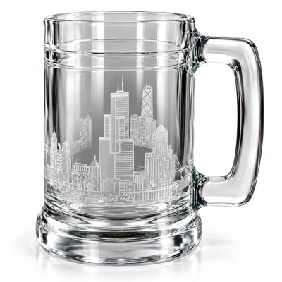 Chope à bière Chicago Skyline