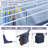 Metal Clothes Drying Rack, Foldable Laundry Rack with Sock Clips