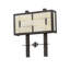 Applique murale encastrée en acier tissé Idalight