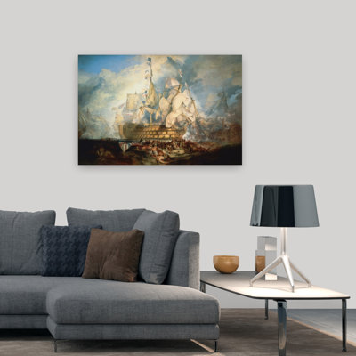 «The Bataille de Trafalgar», impression d'art classique côtier abstrait de 1822 à 1824