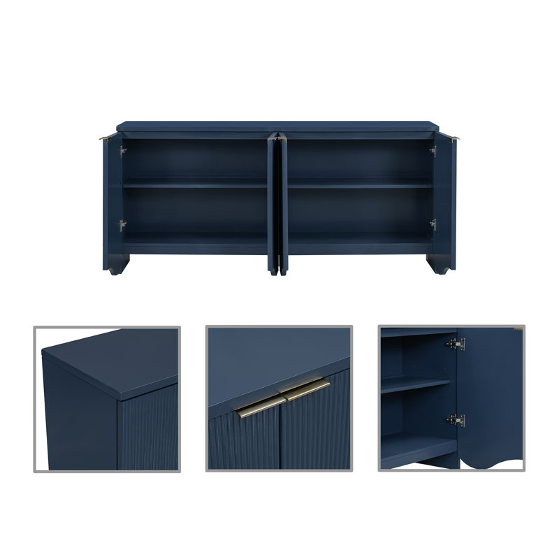 Blaha Accent Cabinet, Blue