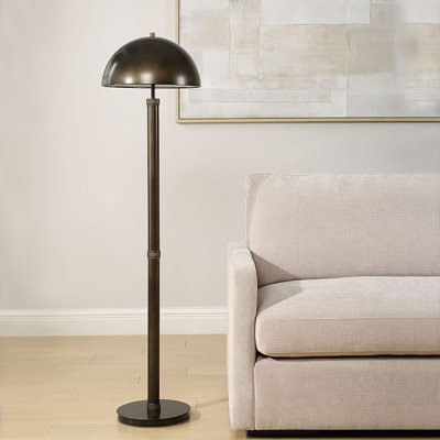  Lampe sur pied en diamant Diamond Knurl - finition bronze huilé