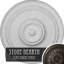 Endurathane Classic Ceiling Medallion, 21 7/8"OD x 2 3/8"P (For Canopies up to 5 1/2"), Hand-Painted Stone Hearth Finish-580005191