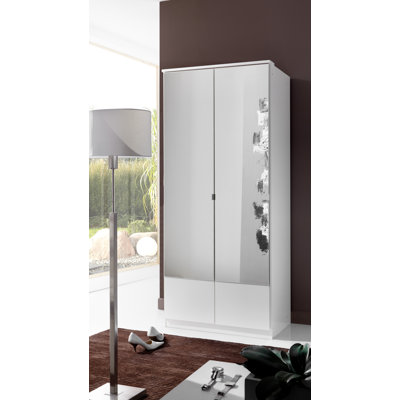 Hopelynn 2 Door Manufactured Wood Wardrobe