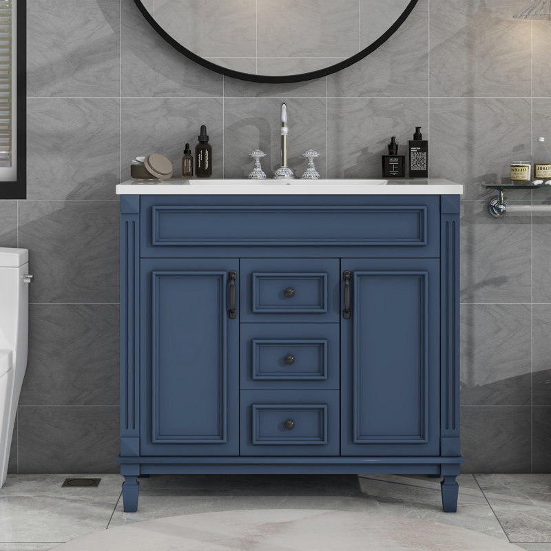 Ensemble de meuble-lavabo simple 35,9 po Silvestra