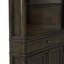 Armoire de coin Tawona avec éclairage à DEL tactile et tablettes réglables