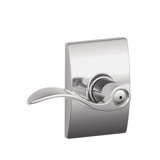Accent Lever with Century Trim Bed and Bath Lock