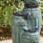 3 Tier Embossed Pattern Ceramic Pots Fountain with Light-154993333-177377052