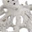 Aristizabal Coral Look Octopus 11" x 9.5" x 5" White