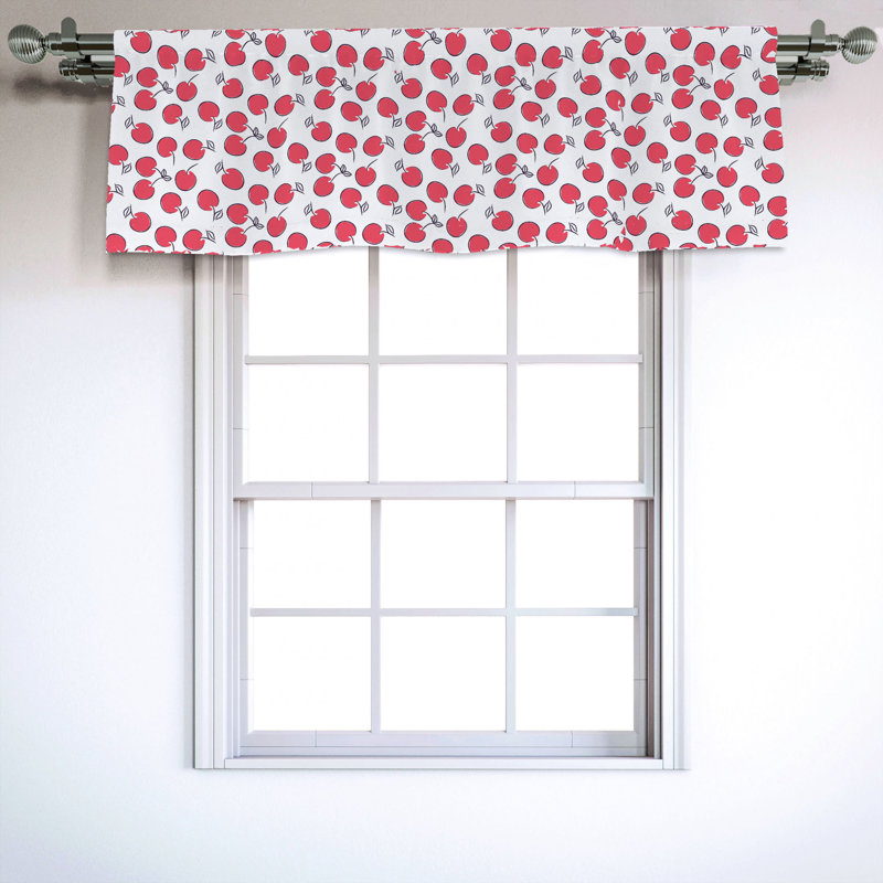 Sateen Ruffled Window Valance