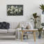 Cadre flottant blanc Iris Garden, design par Collin Bogle-272535266-272535269