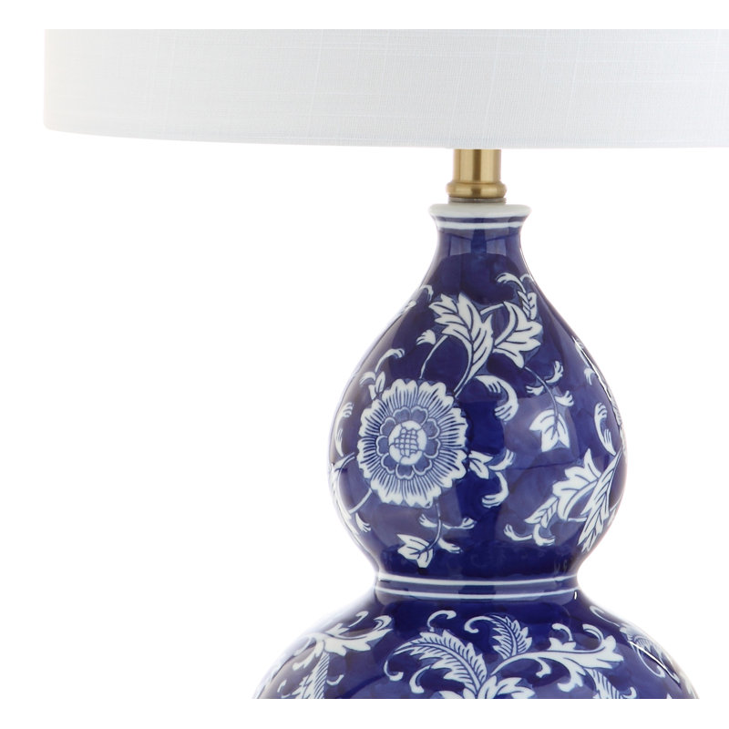 Lampe de table 27 po en céramique chinoiserie Yearwood