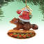 Derevo 4'' Handmade Hanging Figurine Ornament