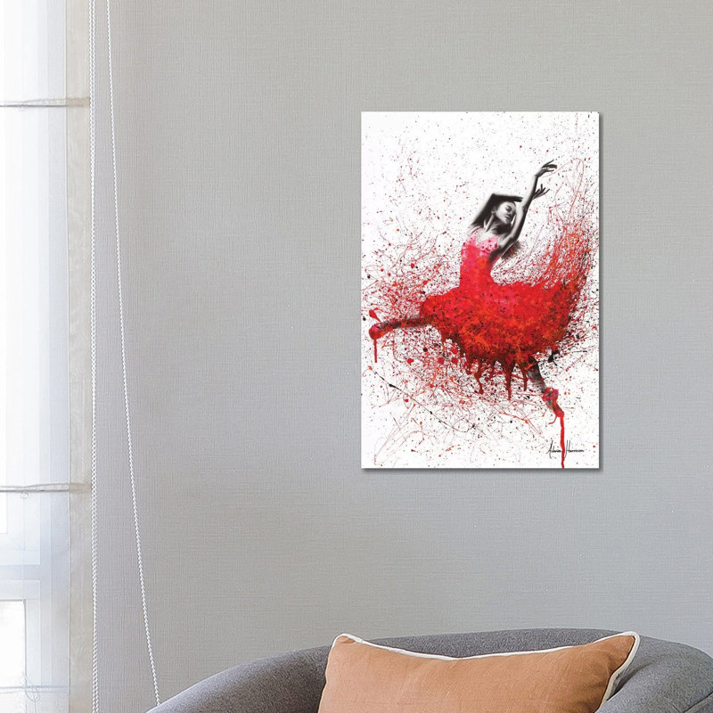 Passionate Love Dance by Ashvin Harrison - Print on Canvas, 66.04 cm H x 45.72 cm W x 1.91 cm D, Wrapped Canvas