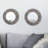 Mourya Solid Wood Round Mirror