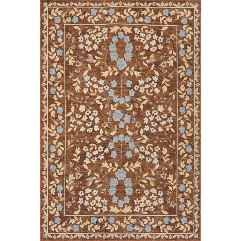  Tapis d'intérieur / extérieur Ariena, Brun, Rectangle de 5 pi x 8 pi