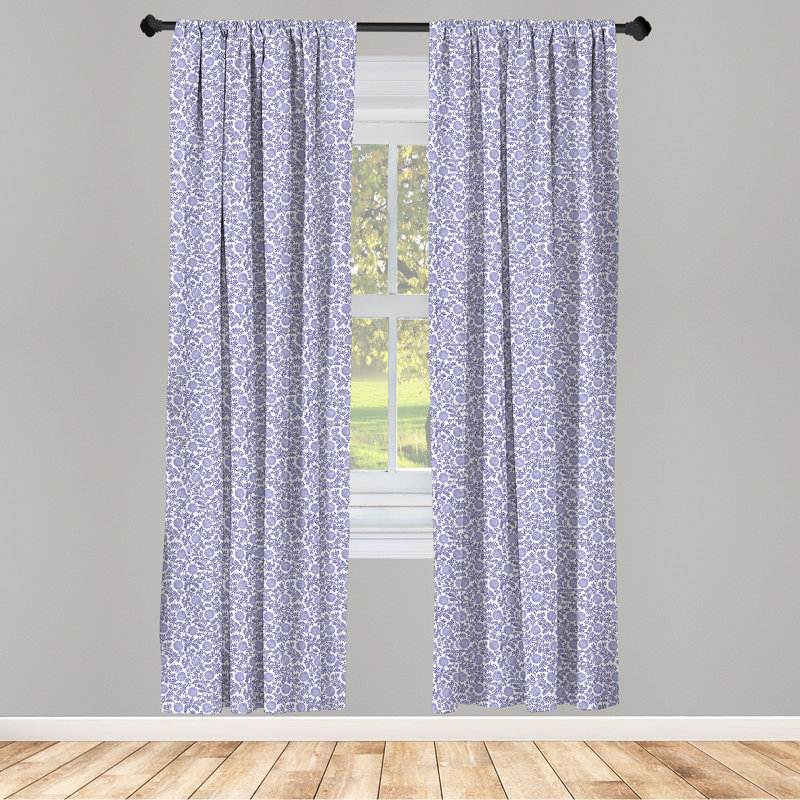 Rideaux 4 panneaux East Urban Home, L 56 po x L 84 po