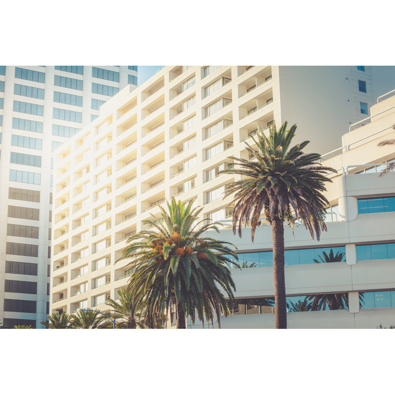 Santa Monica Office Buildings - Wrapped Canvas Print, 30cm H x 46cm W x 3.8cm D