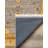 Girvin Yellow Oriental Machine Printed Cotton Polyester Area Rug-1008560719