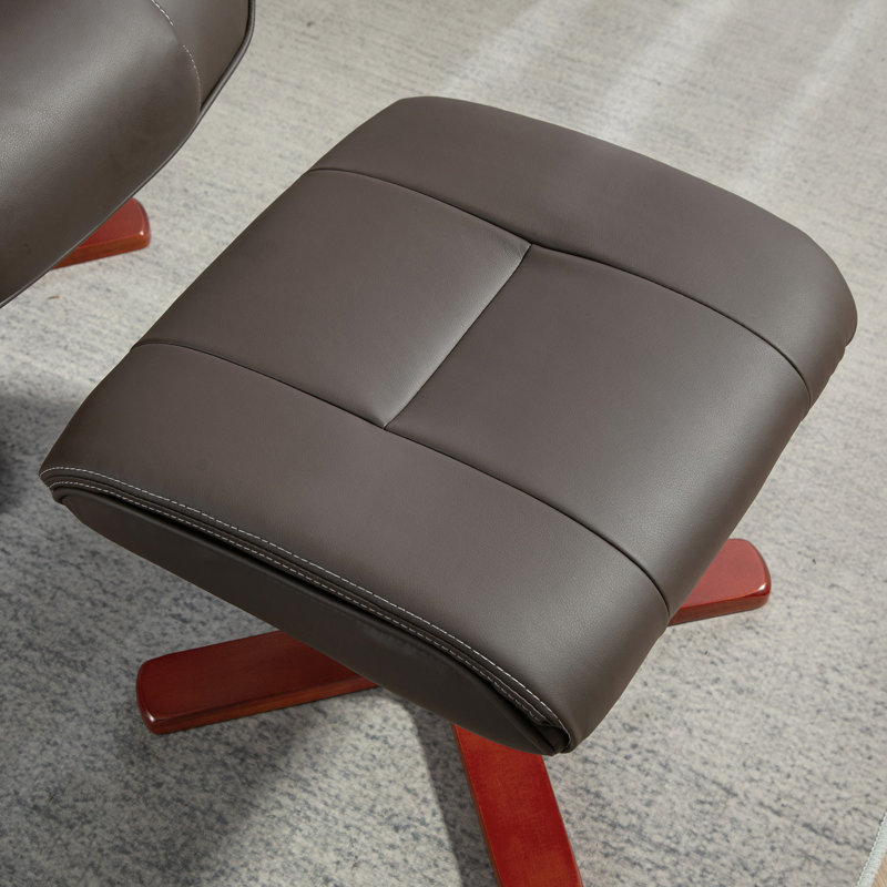 Argyri 84cm Wide Ergonomic Recliner, Brown