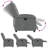  Recliner Chair Dark Grey Polyester Fabric, Metal, Plywood Large-127257104