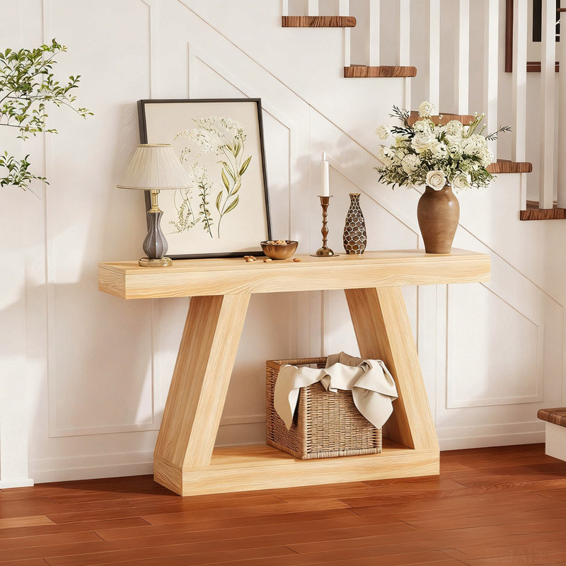 140cm Console Table, Beige