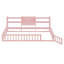 Structure de lit simple avec bibliothèque et tablettes de rangement à 3 niveaux-274639506-274639513
