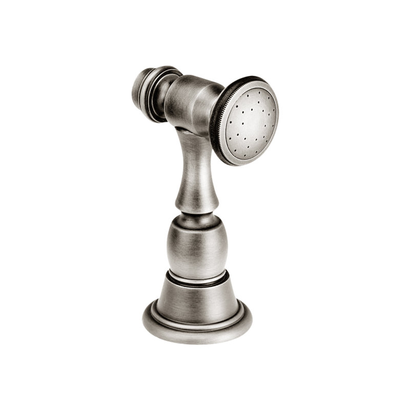 Traditional Side Spray, Antique Pewter