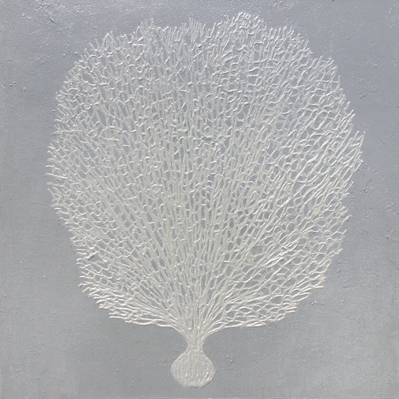 Seafan XI Print by L. Bodine, 24" W x 24" H x 1.5" D, Glass Coat