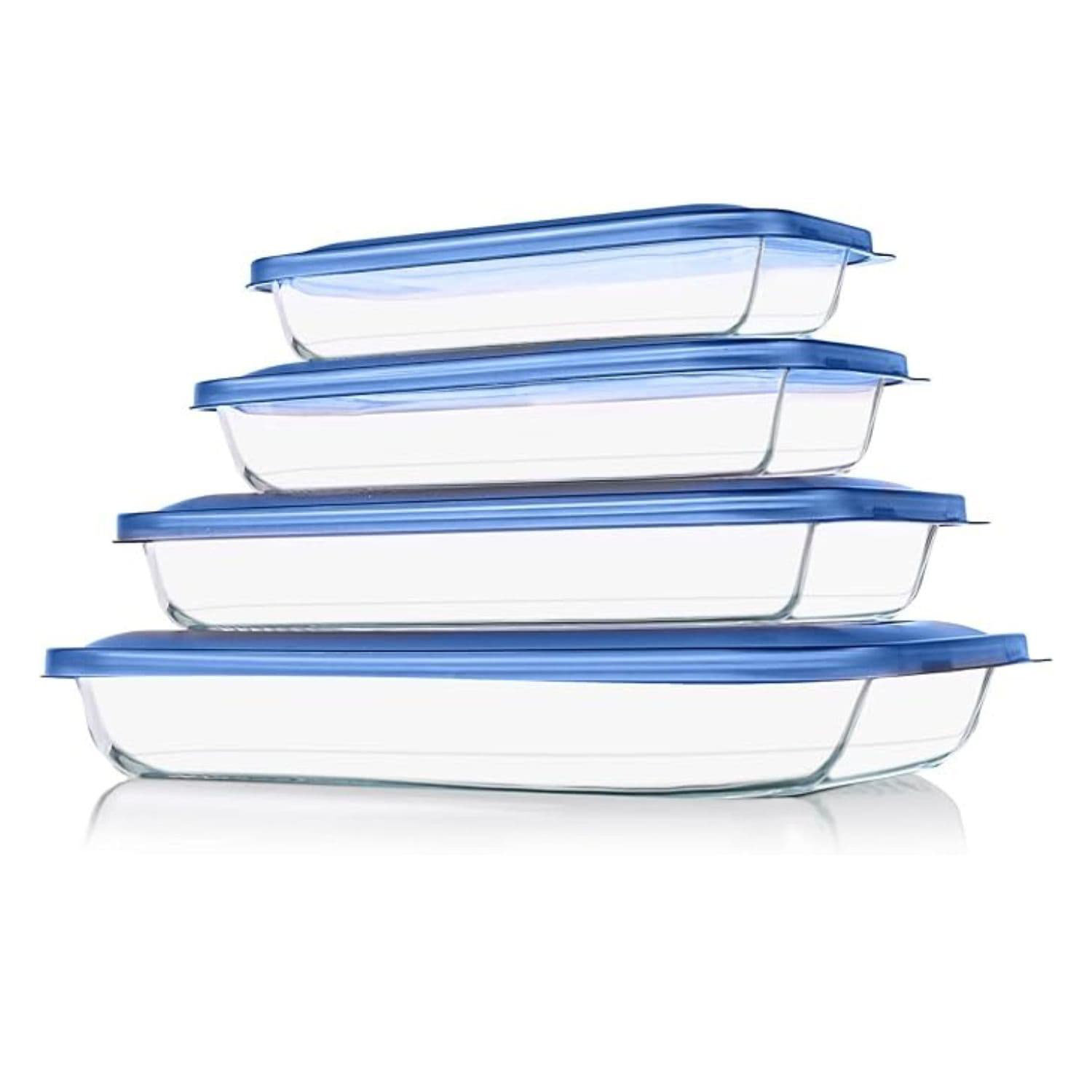 BOPWAY 8-Piece Glass Baking Dish Set with Lids - Wayfair Canada