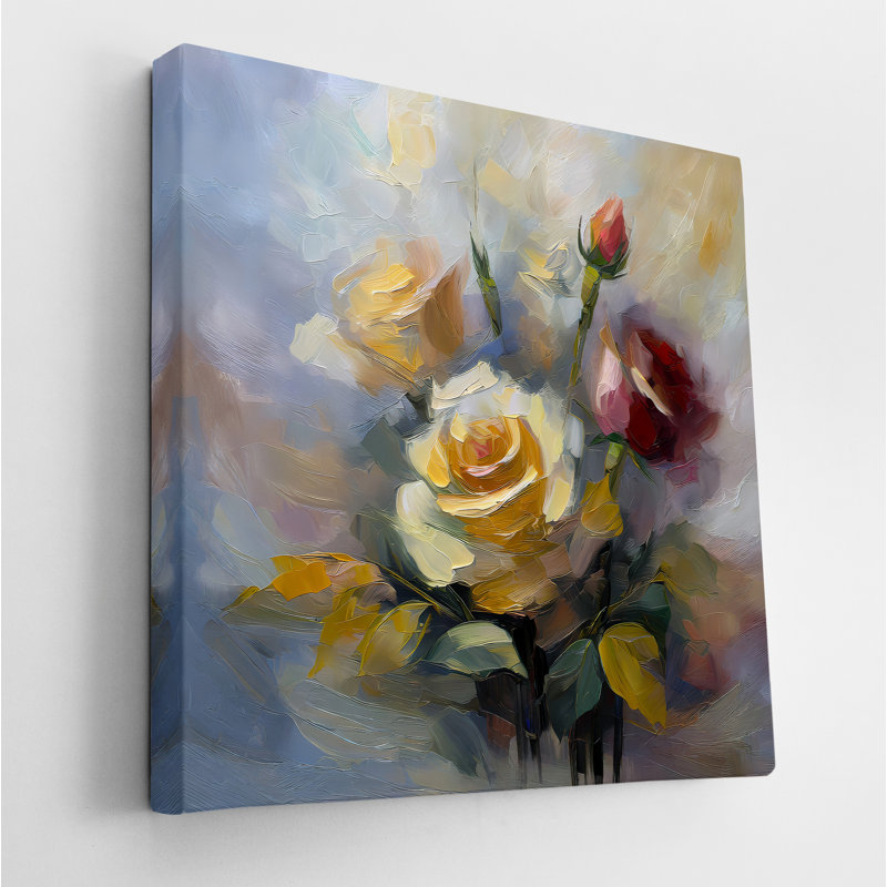 Roses fraîches, H 24 po x l 24 po