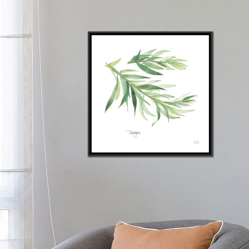 « elmwood », reproduction d’art sur toile, H 18 po x l 18 po x P 1,5 po, Toile avec cadre noir, Pas de tapis