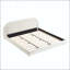 Lit plateforme tapissier courbé moderne avec tête de lit arrondie Modern-997751864