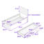 Upholstered Platform Bed with Twin Trundle and 3 Storage Drawers-19470078-19470077