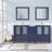  60" Double Bathroom Vanity Set with Mirror-1065797812