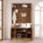 Keasal Hall Tree 39.4'' Wide with Bench and Shoe Storage-654218098