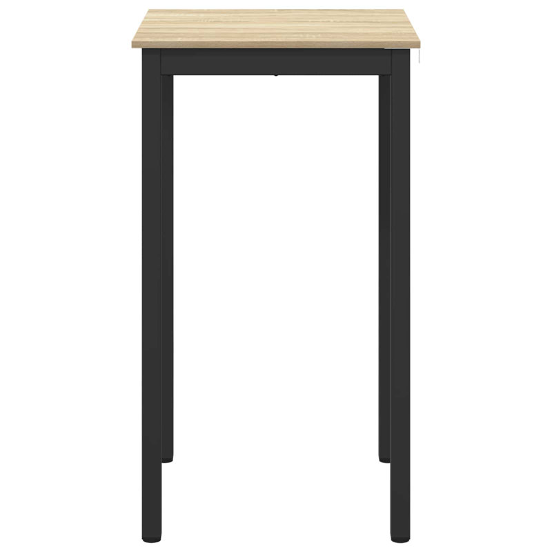 Standing Bar Table Engineered Wood, Oak, 105cmH x 60cmL x 60cmW