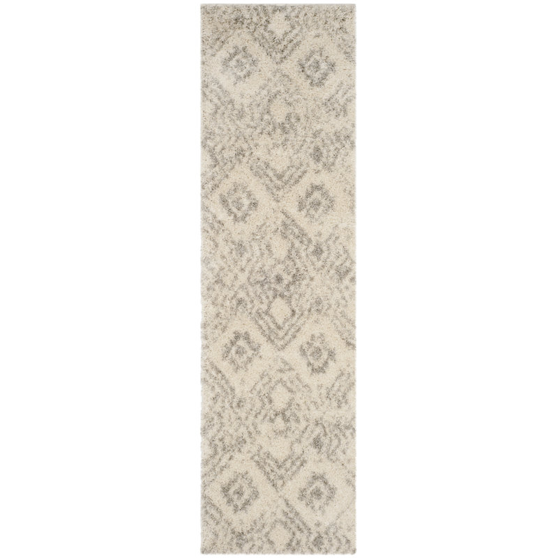 Wenham Geometric Hand Woven Area Rug, Runner 69 x 244 cm