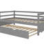Lit plateforme simple avec lit gigogne-304594313