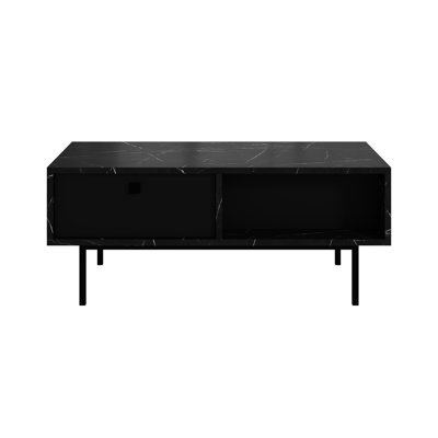 Coffee Table Ketan with Storage Space